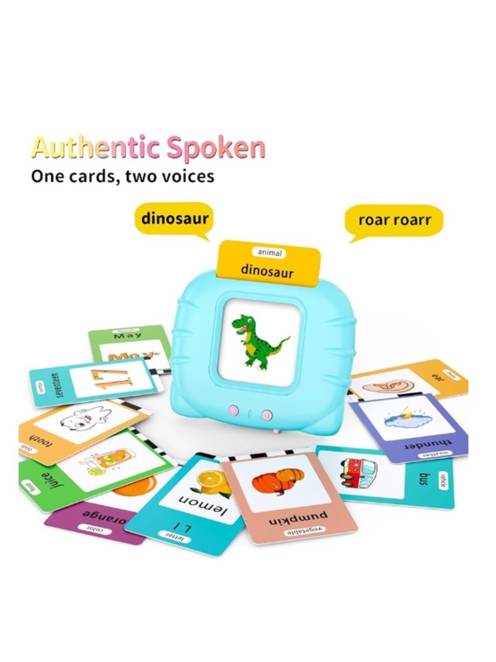 Brand New🌈 Card Carly Talking Flashcard Reader kid early learning
